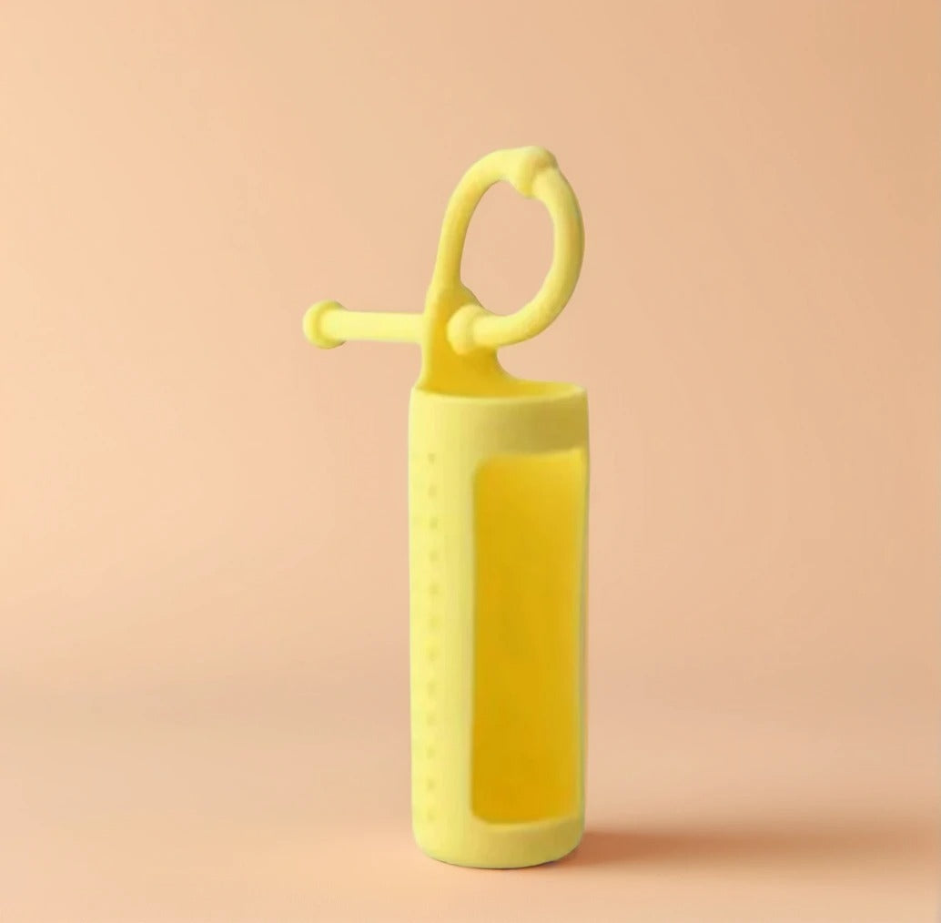 Bright and Fun Essential Oil Holder - Silicone Sleeves and Keychain Case to Keep Your Essential Oil Bottles Safe